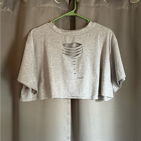 SHEIN Tops - SHEIN Destroyed Crop Top